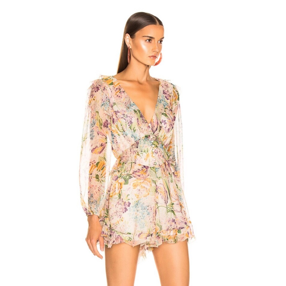 NWT: Zimmermann Ninety Six Flutter Playsuit